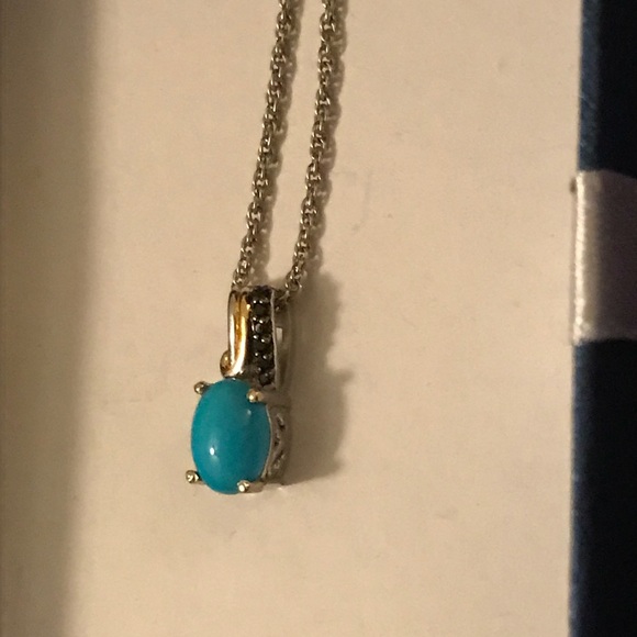 Arizona sleeping beauty turquoise necklace 1.70 - Picture 3 of 6